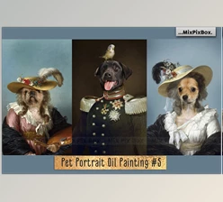 Download Pet Portrait Oil Background v.5 CreativeMarket - 6120192