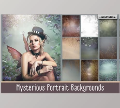 Download Mysterious Portrait Backgrounds CreativeMarket - 5814886
