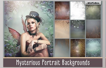 Download Mysterious Portrait Backgrounds <span class='badge badge-warning'>CreativeMarket</span> - 5814886
