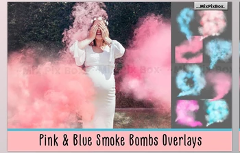 Download Pink and Blue <span class='badge badge-warning'>Smoke</span> Bombs Overlays <span class='badge badge-warning'>CreativeMarket</span> - 6033023
