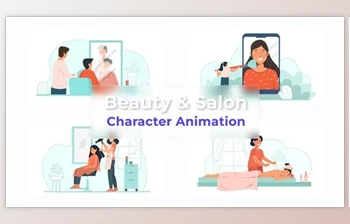 Download Beauty And Salon <span class='badge badge-warning'>Animation</span> Scene Pack (Videohive 36866792) - AE Project