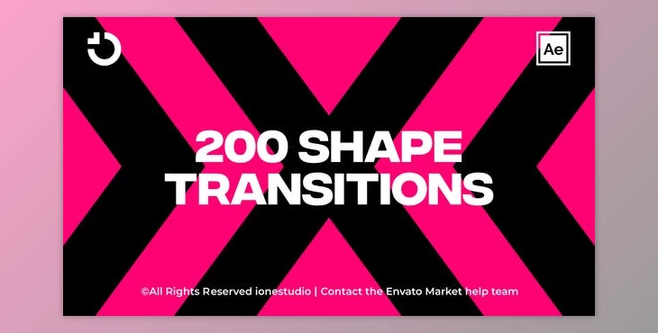 Download 200+ Shape Transitions (Videohive 36929854) - AE Project