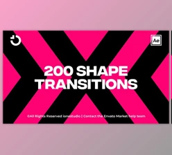 Download 200+ Shape Transitions (Videohive 36929854) - AE Project