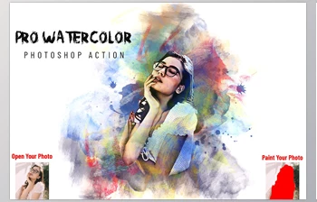 Download Pro Watercolor Effect <span class='badge badge-warning'>PS</span> Action <span class='badge badge-warning'>CreativeMarket</span> - 7103660