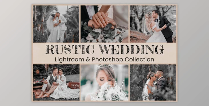 Download 10 Rustic Wedding Photo Edit Collection