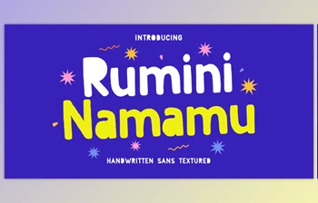 Download Rumini Namamu <span class='badge badge-warning'>Font</span>