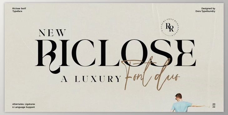 Download Riclose Serif Font Family - MyFonts