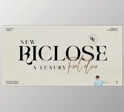 Download Riclose Serif Font Family - MyFonts