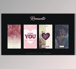 Download Stories – Romantic (Videohive 36946815) - AE Project