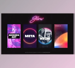 Download Stories – Glow (Videohive 36941903) - AE Project
