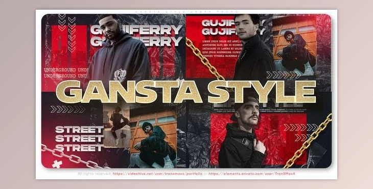 Download Gansta Style Urban Promo (Videohive 36923519) - AE Project