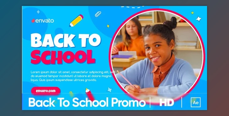 Download Back To School Promo (Videohive 36752071) - AE Project