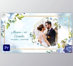 Download Watercolor and Floral Wedding Invitation | MOGRT (Videohive 36819626)