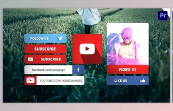 Download Modern Social Media Lower Thirds | For Premiere Pro (<span class='badge badge-warning'>Videohive</span> 36873637) - PR <span class='badge badge-warning'>Project</span>