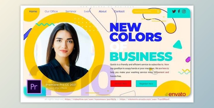 Download New Colors Of Business – Premiere Pro (Videohive 36914570)