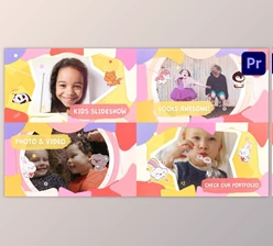 Download Cartoon Kids Slideshow | Premiere Pro MOGRT (Videohive 36948792)