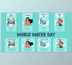 Download World Water Day Social Media Post And Instagram Story (Videohive 36759613) - AE Project