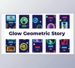 Download Glow Geometric Stories (Videohive 36977080) - AE Project