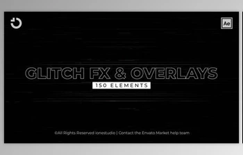 Download 150+ <span class='badge badge-warning'>Glitch</span> FX&Overlays (Videohive 37061345) - AE Project