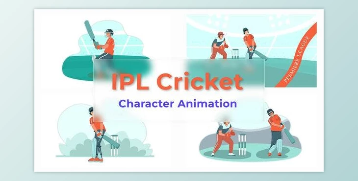 Download IPL Cricket Character Animation Scene Pack (Videohive 37071413) - AE Project