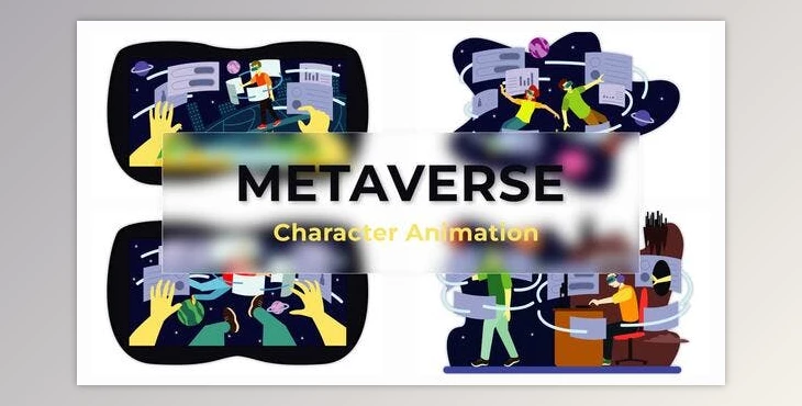 Download Metaverse Character Animation Scene Pack (Videohive 37070356) - AE Project