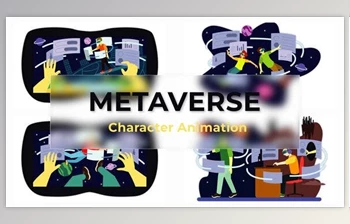 Download Metaverse <span class='badge badge-warning'>Character</span> <span class='badge badge-warning'>Animation</span> Scene Pack (Videohive 37070356) - AE Project