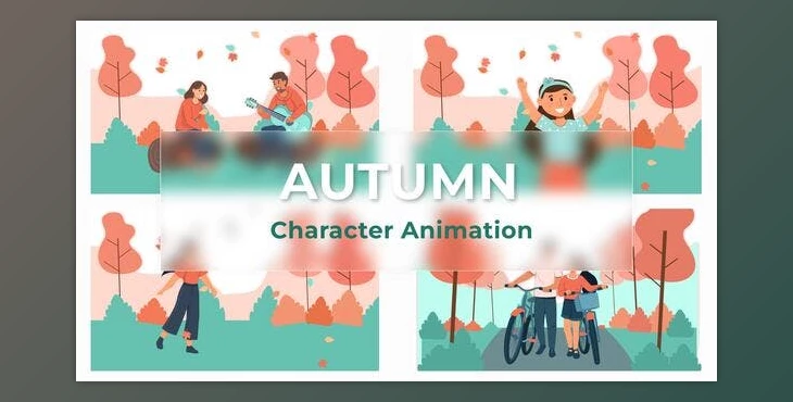 Download Autumn Character Animation Scene Pack (Videohive 37071523) - AE Project