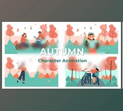 Download Autumn Character Animation Scene Pack (Videohive 37071523) - AE Project