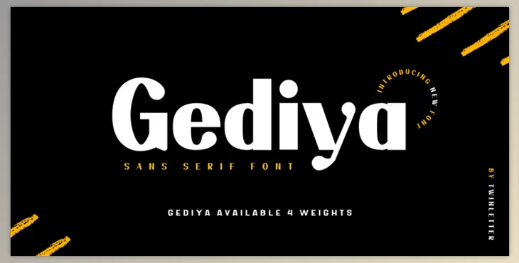 Download Gediya Font - MyFonts