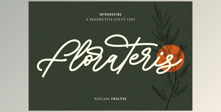 Download Florateris Cursive Script Font CreativeMarket 7069644