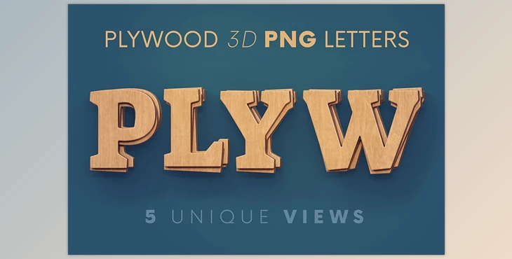 Download Plywood – 3D Lettering