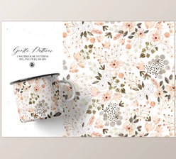Download Gentle Patterns Watercolor Set