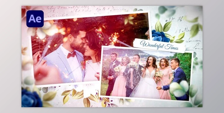 Download Floral Wedding Photo Slideshow (Videohive 37111221) - AE Project