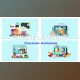 Download Online Learning Animation Scene Pack (Videohive 36814352) - AE Project