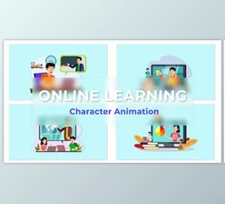 Download Online Learning Animation Scene Pack (Videohive 36814352) - AE Project