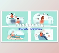 Download Freelancing Explainer And Animated Scene Pack (Videohive 36813625) - AE Project