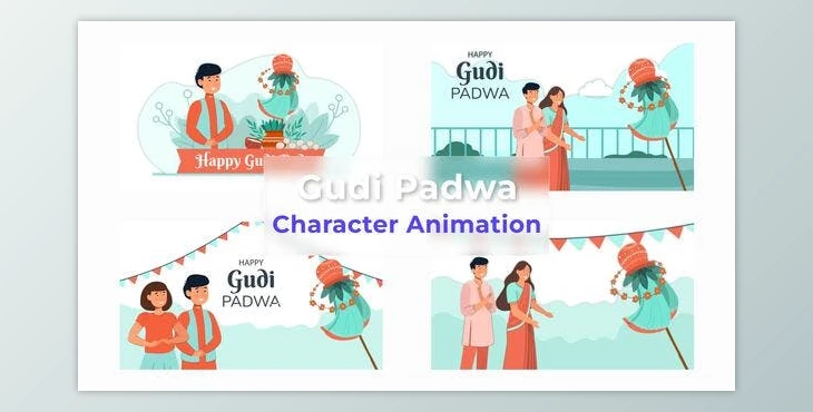 Download Gudi Padwa Animated Scene Pack (Videohive 36770533) - AE Project