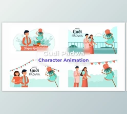 Download Gudi Padwa Animated Scene Pack (Videohive 36770533) - AE Project