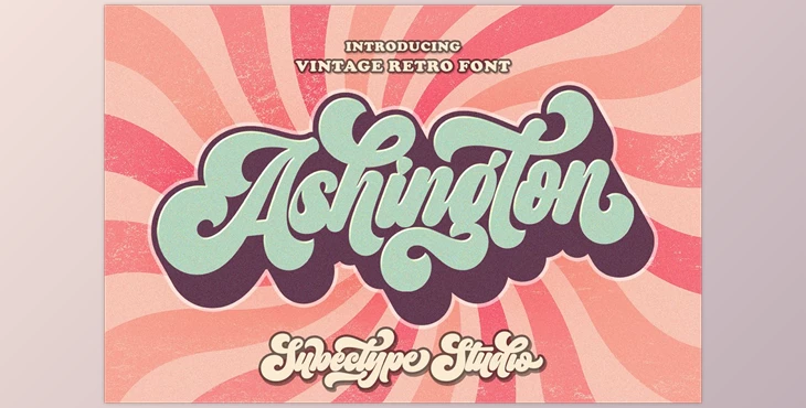 Download Retro Ashington – Vintage Font Style