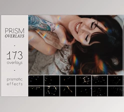 Download Prism Rainbow Light Photo Overlays CreativeMarket - 7110949