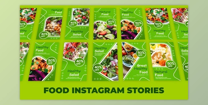 Download Food Instagram Story Template (Videohive 36766659) - AE Project