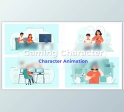Download Gaming character Animated Scene Pack (Videohive 36766715) - AE Project
