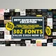 Download Creativefabrica – 302 FONT BUNDLE ENTIRESHOP ALL in