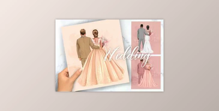 Download Wedding Clipart Invitation Gift – The Bride and Groom