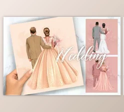 Download Wedding Clipart Invitation Gift – The Bride and Groom