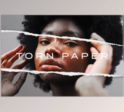 Download Torn Paper Stripes Photo Effect CreativeMarket - 6938752