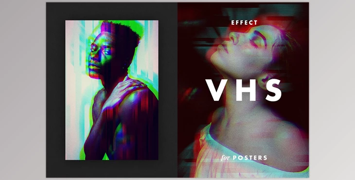Download VHS Photo Effect for Posters CreativeMarket - 6938678