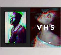 Download VHS Photo Effect for Posters CreativeMarket - 6938678