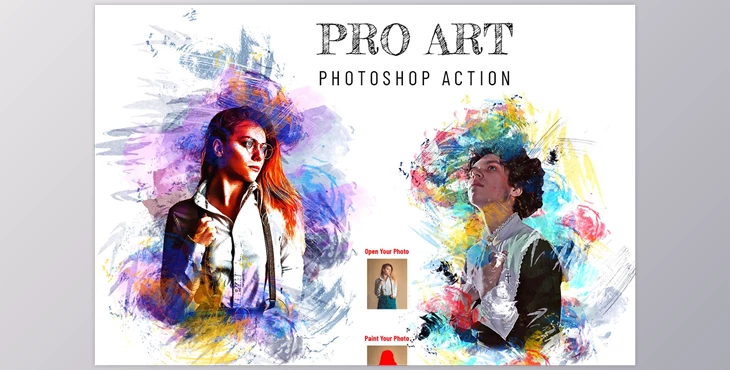 Download Pro Art Photoshop Action CreativeMarket - 7116812