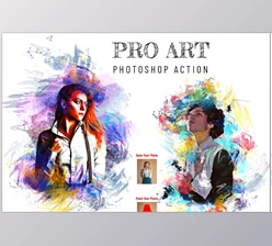 Download Pro Art Photoshop Action CreativeMarket - 7116812